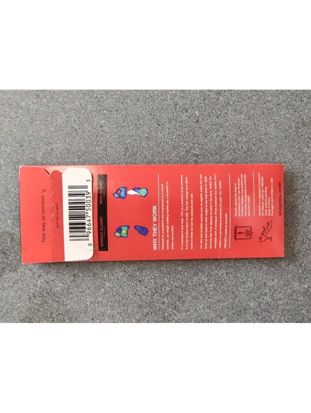 New Vivian Lou Classic Medium Insoles for High Heels - Comfort Support